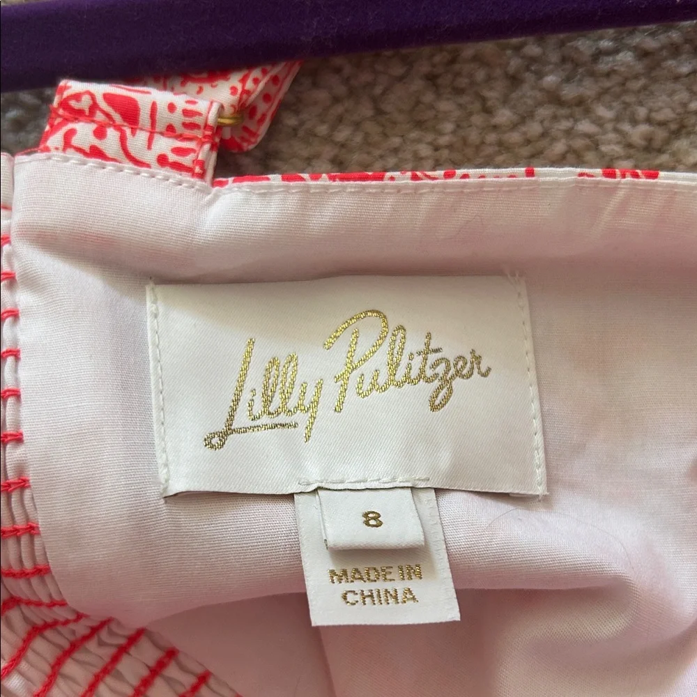 Lilly Pulitzer Red and White Dress - Picture 2 of 6